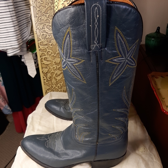 Mens Tony Mora Western Boots - Picture 3 of 4